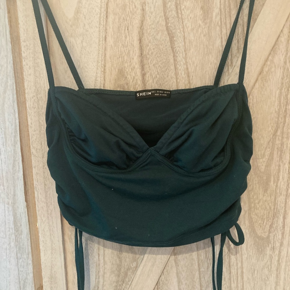 SHEIN Dark Green Camisole Top